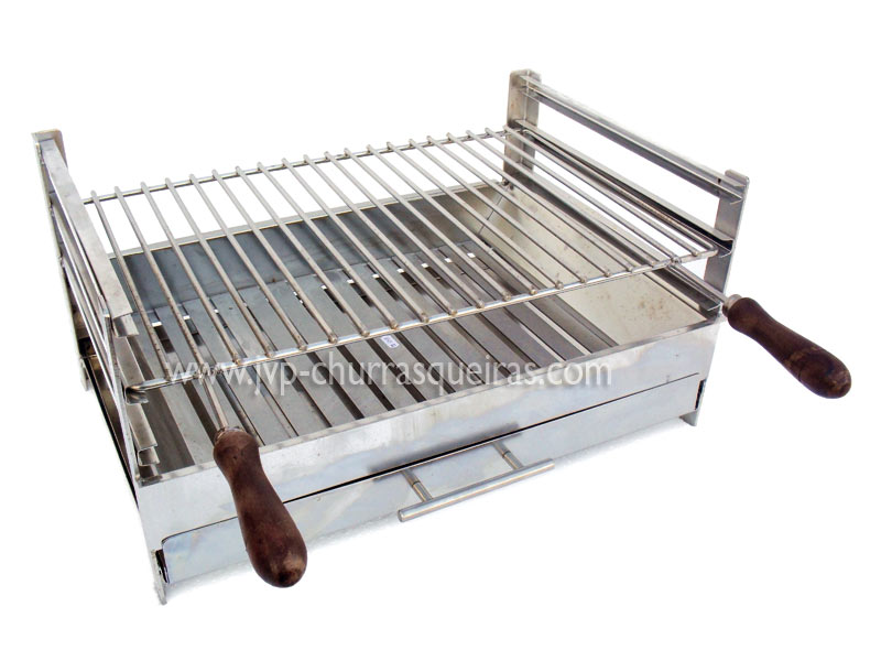 Grill INOX, with grid, Charcoal Grill, BBQs, Barbecue Grills, grill to grill, grill to bbqs, Portuguese ovens. Masonry Barbecue, Barbecues, grill, utensils