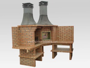 BBQ Grill 118, BBQ Ovens, BBQ with Oven, Manufacture Garden Brick Barbecue Grill, BBQ in refractory bricks, Brick barbecues Grill, BBQ, churrasqueiras, Outdoor Barbecue Grill, charcoal barbecue grill, outdoor barbecue grills, charcoal grill, Barbecue and Pizza Oven, Barbecue Grill, Churrasqueiras, bbq with bricks
