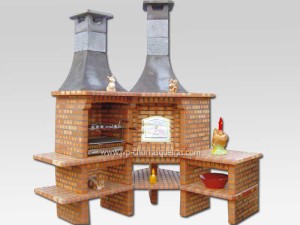 Brick Barbecue 26, Manufacture Garden Brick Barbecue Grill - BBQ in refractory bricks, Brick barbecues Grill, BBQ nice price, Cheap BBQ