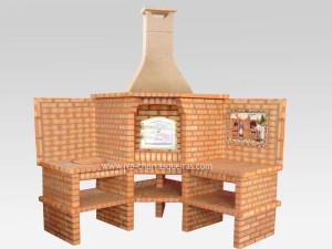 Brick Barbecue 68, Oven, Manufacture Garden Brick Barbecue Grill, BBQ in refractory bricks, Brick barbecues Grill, BBQ, churrasqueiras, Outdoor ovens, outdoor barbecue grills, Pizza Oven, Barbecue Grill, Churrasqueiras, bbq with bricks