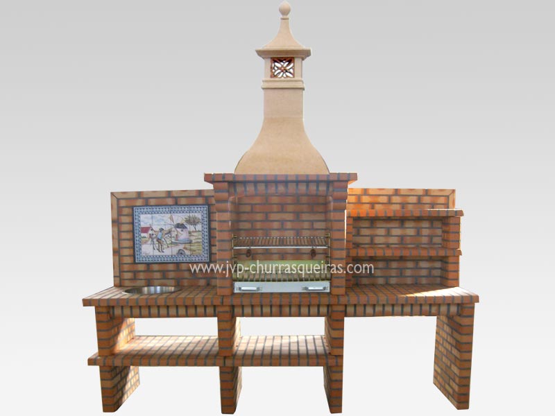 Churrasqueiras em tijolos, Barbecues, Churrasqueiras, Bons preços, Barbacoas, made in Portugal, churrasqueira 92