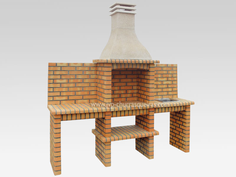 BBQ Grill 218-TT, Manufacture Barbecue Grill, BBQ in refractory bricks, Brick barbecues Grill, Outdoor Barbecue Grill, Brick barbecue grill, Garden barbecue grills, charcoal grill, Barbecue Grill, Standard BBQ Grills, bbq with bricks