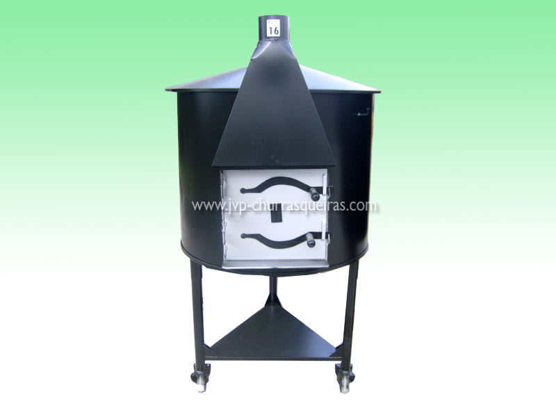 Oven 26, mobile furnaces, Clay and Metal, with chimney, Manufacture Garden Brick Barbecue Grill, Brick ovens, manufacturers, ovens manufacturer