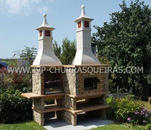 Barbecue with Stone, coated, rustic stone, Barbecue lined with stone, Barbecue with Oven, Manufacturers, Barbecue, custom made BBQ, Portugal, Barbecues, BBQ