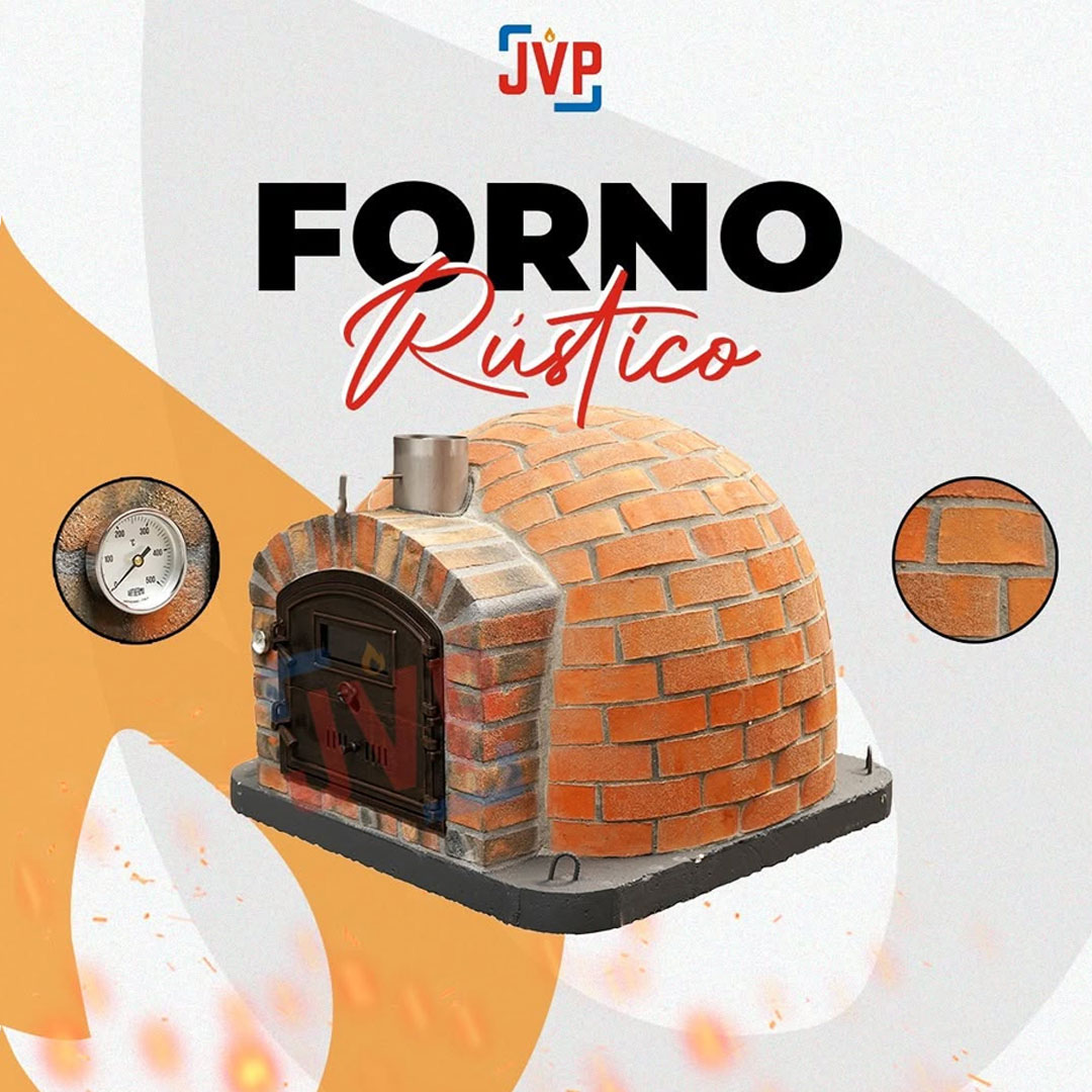 forno de tijolo rustico, Fornos a lenha JVP